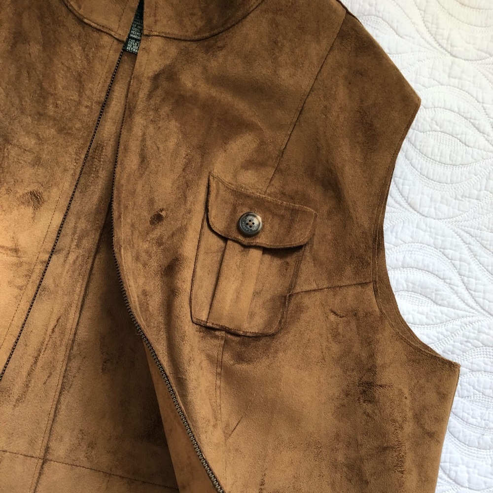Lauren by Ralph Lauren Suede Vest